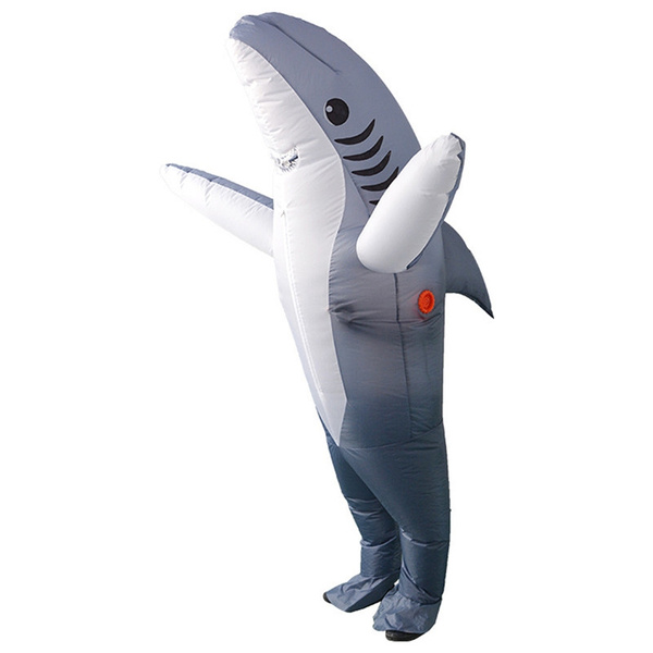 Inflatable Suit Shark Costume Unisex Adult Animal Fancy Dress Men ...