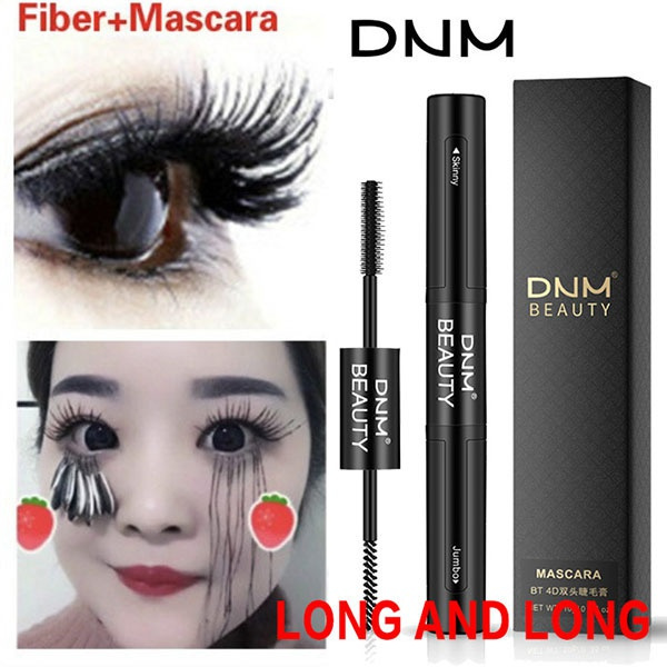 DNM silk 4D double head Mascara grafted grow waterproof, warm water can be discharged without halo |