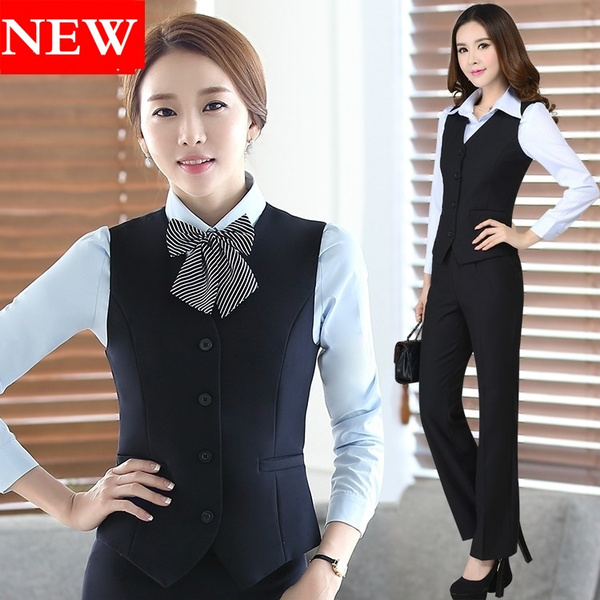 Women's formal sale waistcoat suit