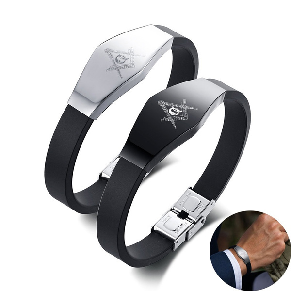 masonic silicone bracelets