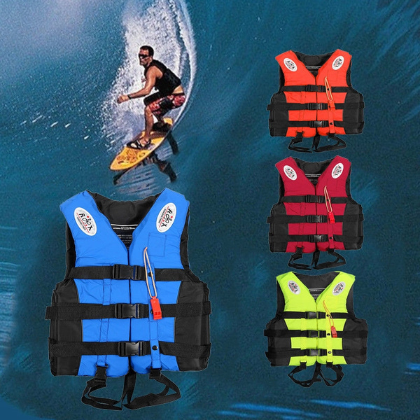 Adult Kid Swimming Life Jacket Kayak Ski Buoyancy Aid Watersport ...