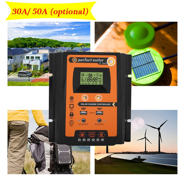 Keenso 12V/24V 30A/50A/70A MPPT Zonnelaadregelaar