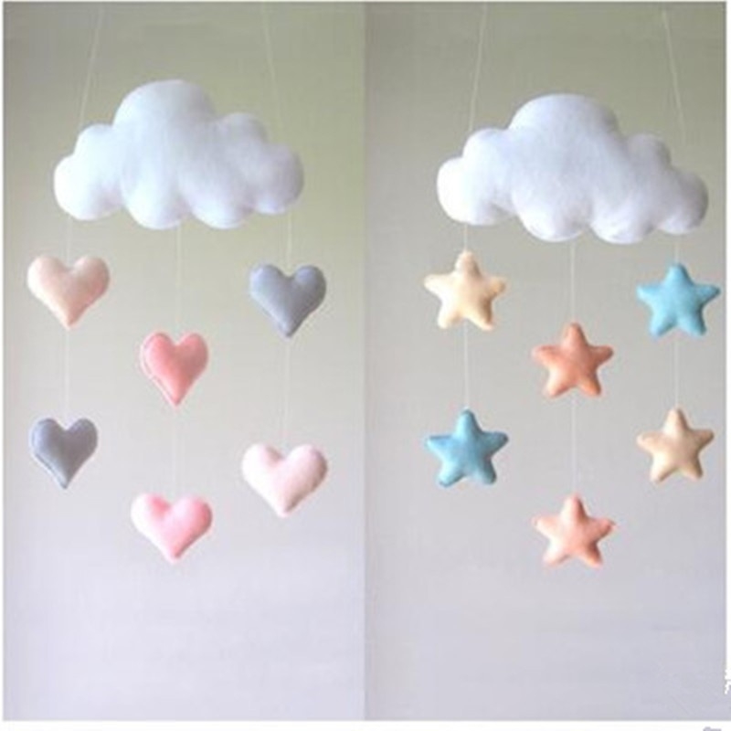hanging clouds nursery