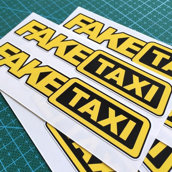 Faketaxi decals clearance