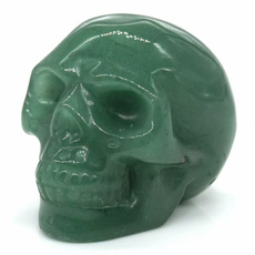 Decor, greenaventurine, healingcrystal, skull
