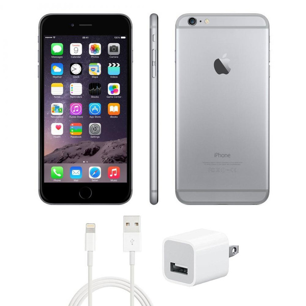 Apple iPhone 6 shops 64 GB in Space Gray for Unlocked