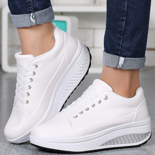 Invloed Specialist Chemie Womens Comfortable Platform Walking Sneakers Lightweight Casual Tennis  Fitness Shoes | Wish