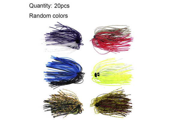 Jig Skirts Spinnerbait Skirt Fishing Bait Buzzbaits Spoon Blade