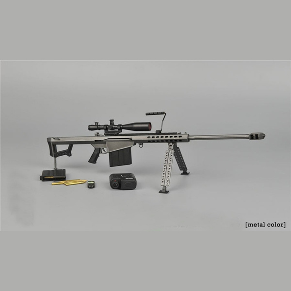 1/6 Scale Soldier Weapon Accessories Barrett M82A1M/M82A3 Sniper Rifle Gun Model