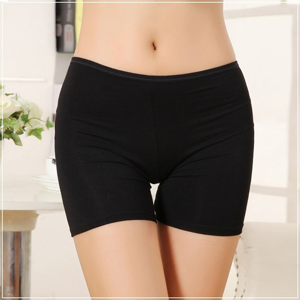 Women Soft Seamless Safety Short Pants Summer Under Skirt Shorts Ice Silk  Breathable Short Tights