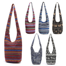 Chic, beachbag, cottoncloth, hippie
