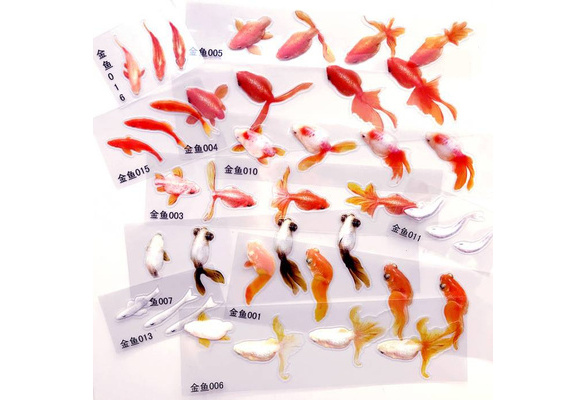 Goldfish Clear Film Sticker for Resin Epoxy Resin Supplies Resin