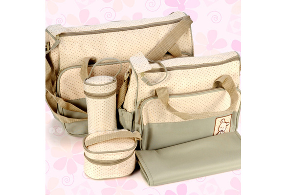 5tlg groß Geräumig Baby Pflegetasche Wickeltasche Babytasche Kindertasche Set 