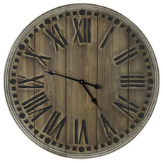 Wooden, white, Clock, timeweather