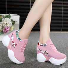 casual shoes, Womens Shoes, Breathable, rise