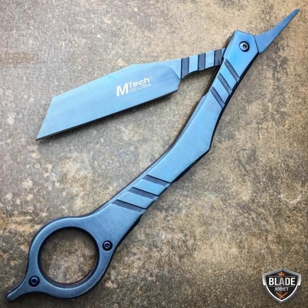 USA SELLER FAST SHIPPING Straight Edge Razor Steel Folding Shaving ...