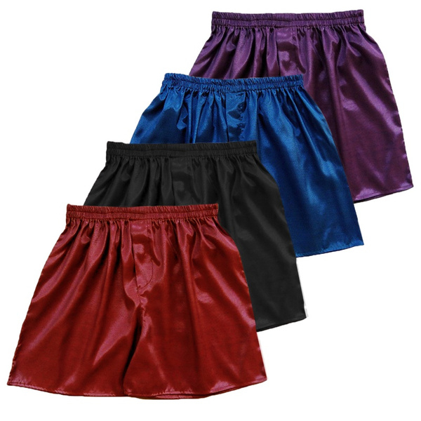 maroon silk shorts