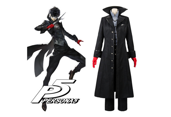 Persona 5 Joker Protagonist Outfit Suit Cosplay Costume Wish