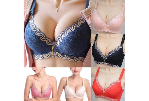Women's Fashion Push Up Bra Sexy Lingerie Thick Padded Bra Brassiere Thick  Cup 5cm