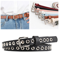 hollowrivetsbelt, Fashion Accessory, Leather belt, Waist