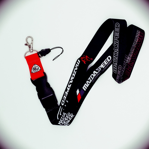 JDM Car Racing Lanyard Keychain Quick Release Miata RX7 RX8 Speed