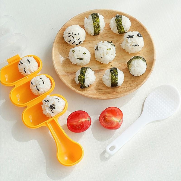 Creativity Rice Ball Molds Sushi Mold Maker Diy Sushi Maker Onigiri Rice  Mold Kitchen Sushi Making Tools Bento Accessories