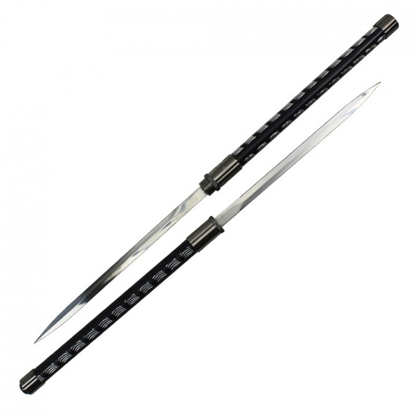 Usa Seller Usa Stock 2 In 1 Double Bladed 33 Samurai Ninja Sword Set Interlocking Japanese Staff Spear Daggers Wish