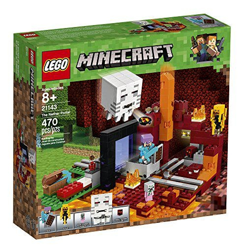 Refurbished Lego Minecraft The Nether Portal Building Kit 470 Piece Wish