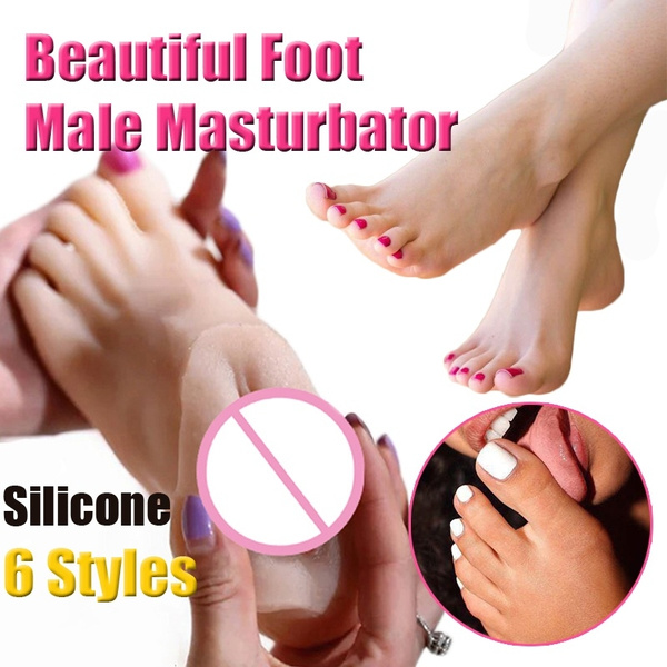 Hot Beautiful Foot Erotic 3D Realistic Male Masturbator Sex Toys