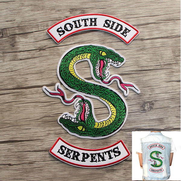 Riverdale South Side Serpents Embroidered Iron On Patch 