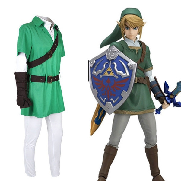 The Legend of Zelda Ocarina of Time Link Cosplay Costume