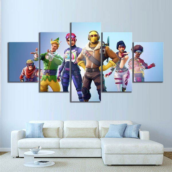 Fortnite Battle Royale Game Art Hd Pictures Canvas Wall Painting For Living Room Decor No Frame Wish