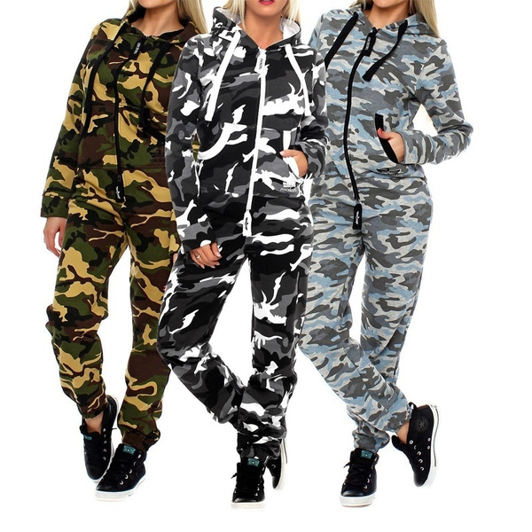 Camo tracksuit online womens