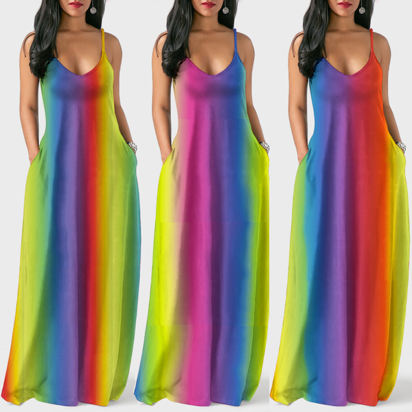 wish rainbow dress