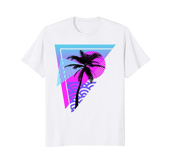 Cool Man Vaporwave Aesthetic Palm Tree 