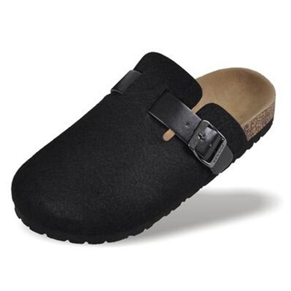 Slide shoes closed online toe