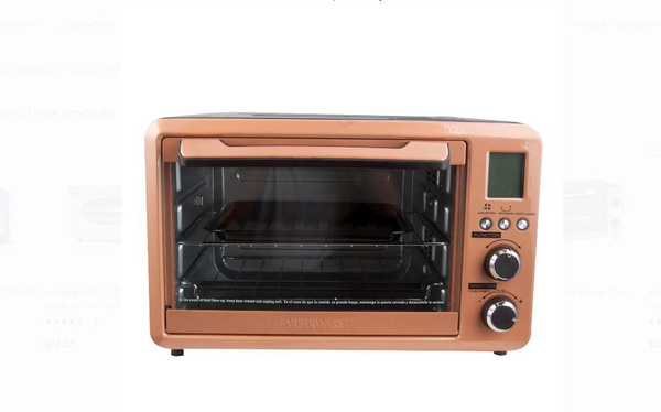 Copper store toaster oven