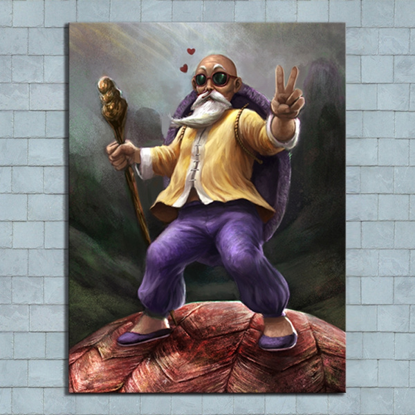 Anime Dragon Ball Z Old Man (Master Roshi) Poster for Sale by Shine-line