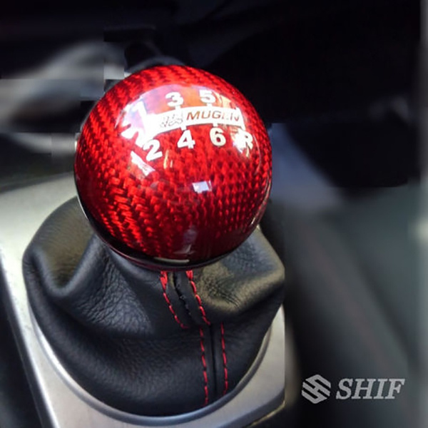 Genuine CARBON FIBER RED MUGEN shift knob for Honda CRZ CIVIC ACCORD