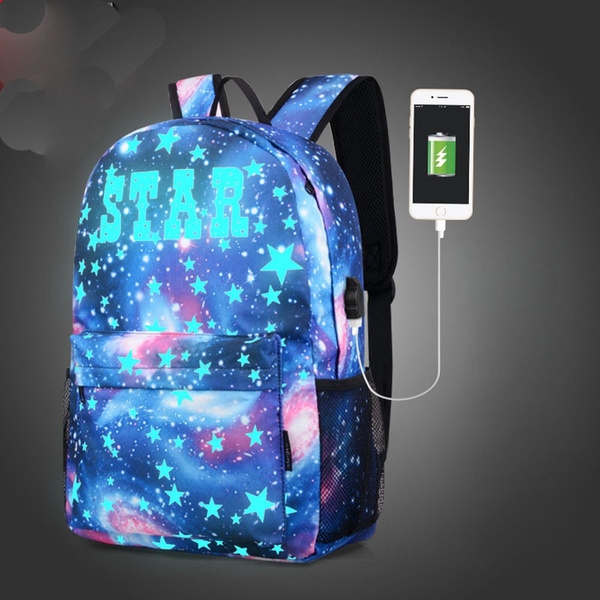 galaxy backpack with charger