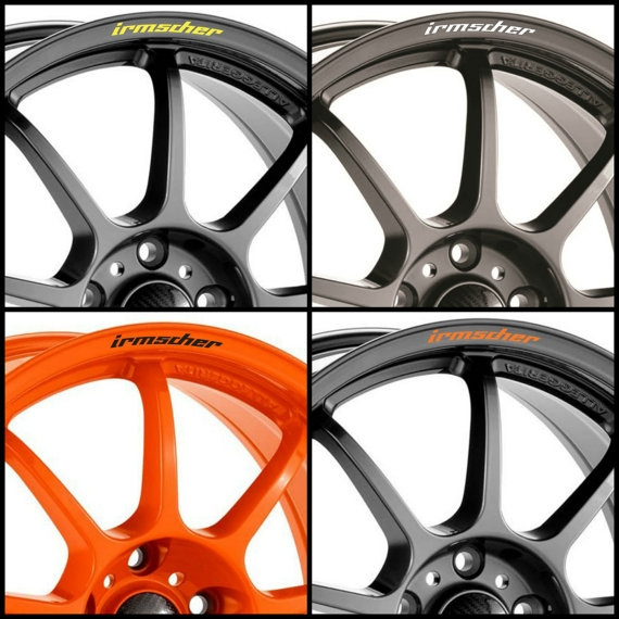 X8 Opel Vauxhall Irmscher Rim Wheel Alloy Decals Stickers Graphics Corsa Astra Omega Vectra Gtc Vxr Insignia Opc Adam Mokka All Models Wish