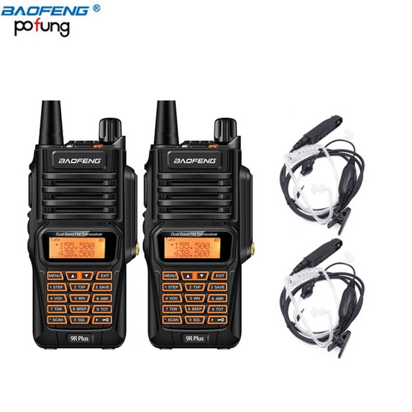 Baofeng Uv-9R Plus VHF/UHF Walkie Talkie Dual Band Handheld Two