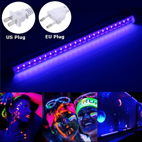 LED UV Black Light Fixtures DJ Equipment 30cm Black UV Light Bar