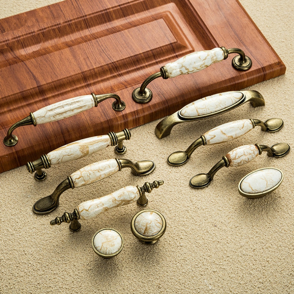 1pcs Antique Furniture Handles Marble Vein Knobs And Ceramic For Kitchen Cupboards Cabinet Door Drawer Pulls Wish 1pcs Antique Furniture Handles Marble, Antique Kitchen Cabinet Door Knobs