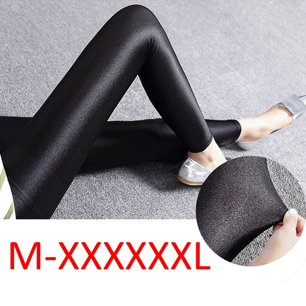 Beautiful Black Shiny Leggings for Women's