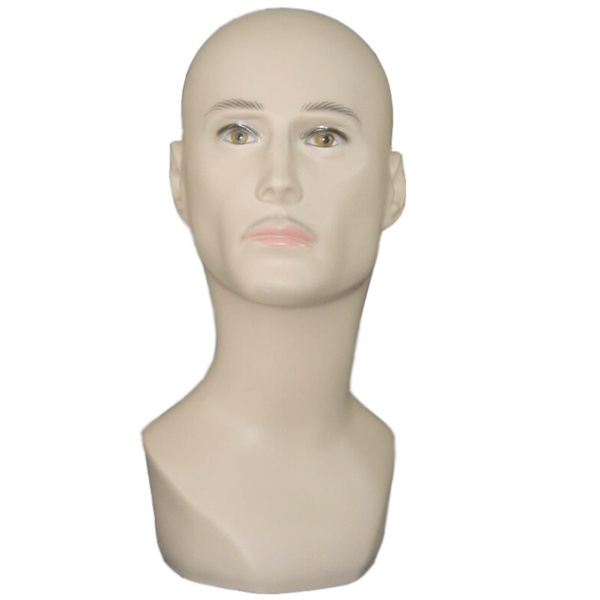 Top quality male Mannequin Head Hat Display Wig training head