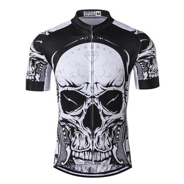 skull cycling jersey