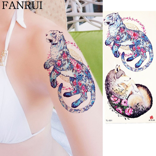 Kotbs 6 Sheets 3D Animal Temporary Tattoos for Women India | Ubuy