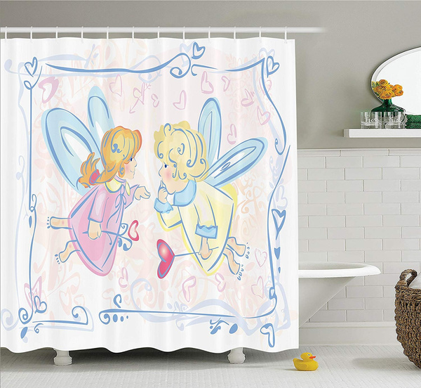 Teen Girl Decorating Shower Curtain, Princess Shower Curtain Hooks