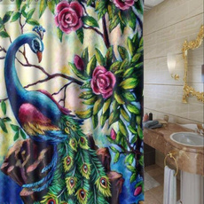 peacock, Bathroom, Home Decor, Waterproof